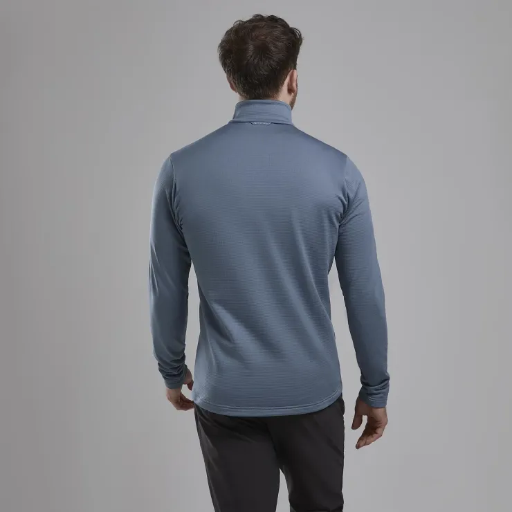 Fleece & Mid Layer-Montane Mens Protium Pull-On - Stone Blue