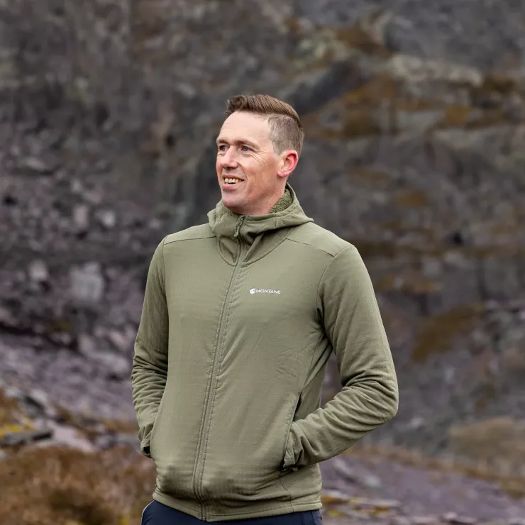 Fleece & Mid Layer-Montane Mens Protium XT Hoodie - Caper