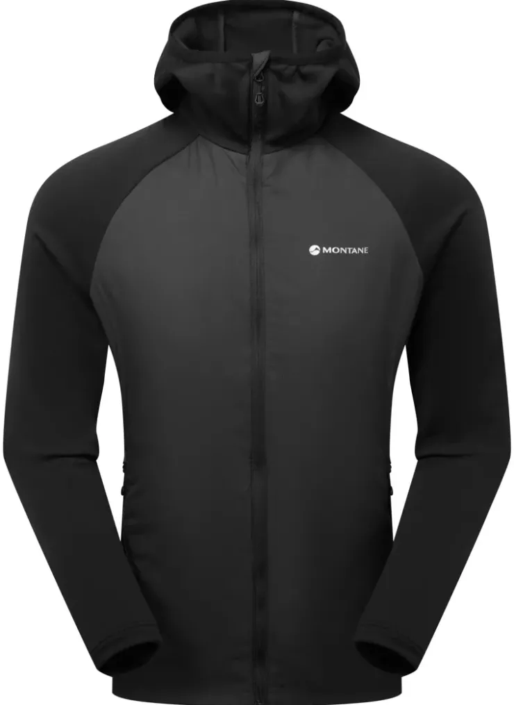 Insulated Jackets-Montane Mens Sirocco Lite Hoodie - Black
