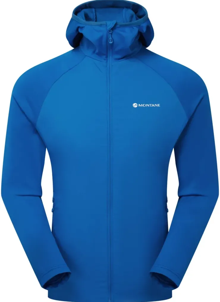 Insulated Jackets-Montane Mens Sirocco Lite Hoodie - Neptune Blue