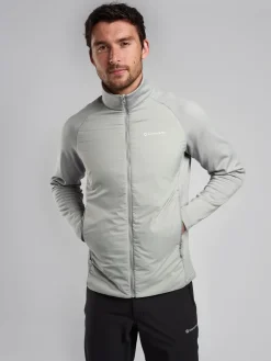 Insulated Jackets-Montane Mens Sirocco Lite Jacket - Pebble Blue