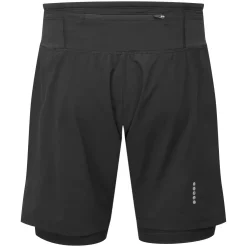 Shorts-Montane Mens Slipstream Twin Skin Shorts - Black