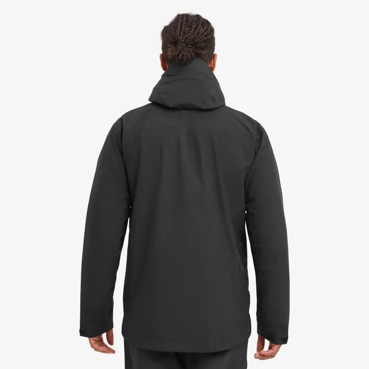Waterproof Jackets-Montane Mens Solution Jacket - Black