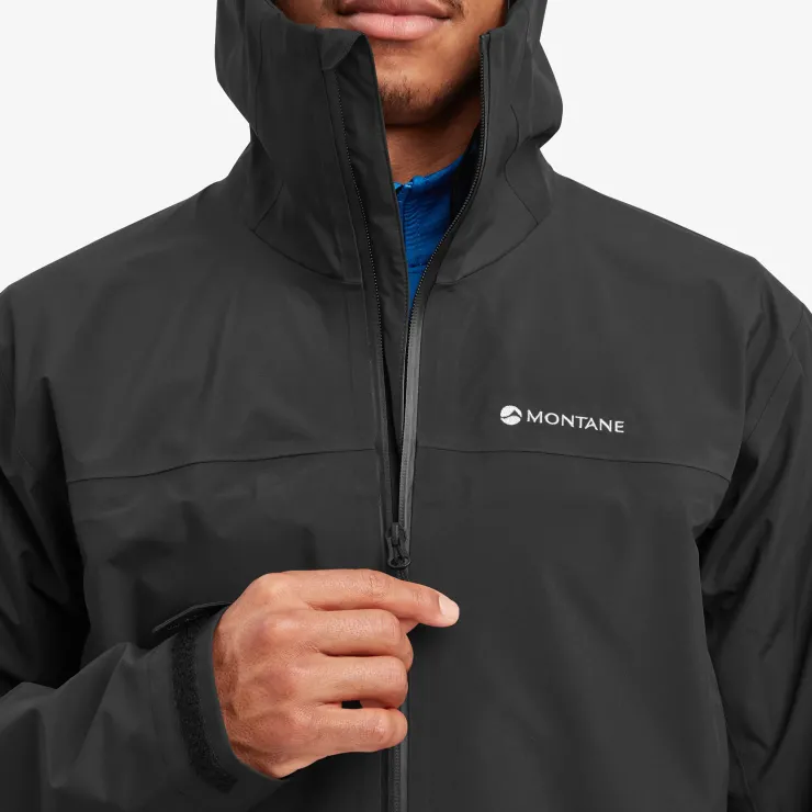 Waterproof Jackets-Montane Mens Solution Jacket - Black