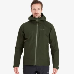 Waterproof Jackets-Montane Mens Spirit Jacket - Oak Green