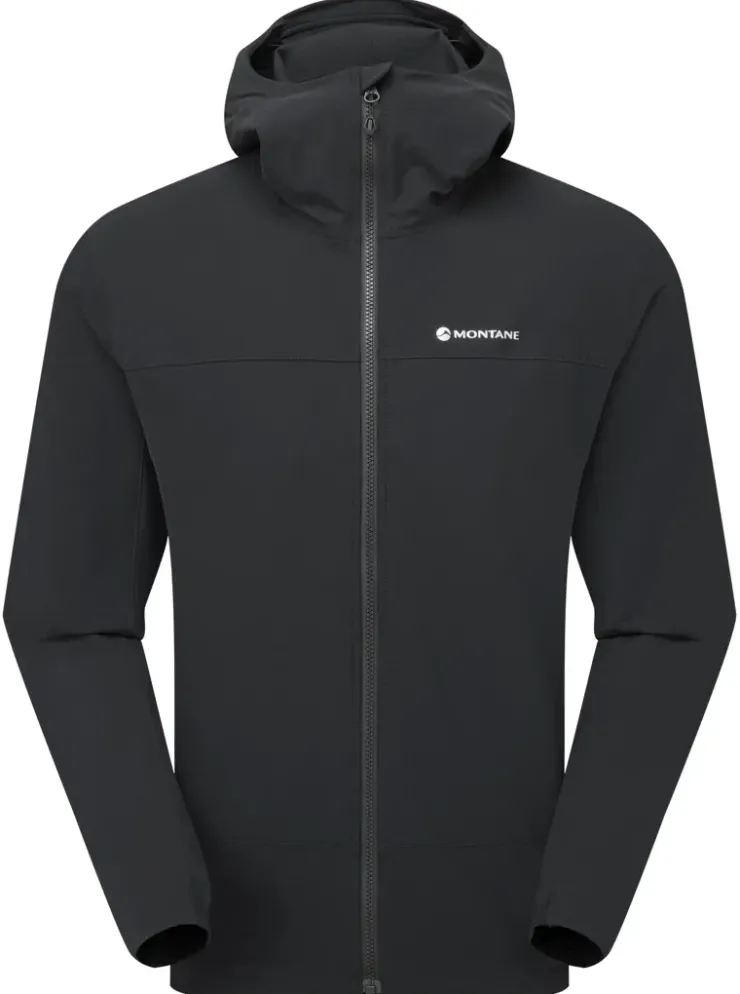 Softshell Jackets-Montane Mens Tenacity Hoodie - Black