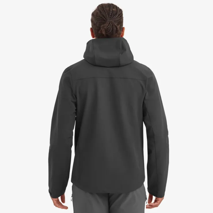 Softshell Jackets-Montane Mens Tenacity XT Hoodie - Black