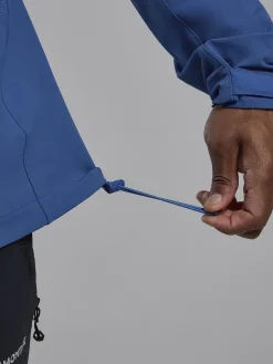 Softshell Jackets-Montane Mens Tenacity XT Hoodie - Neptune Blue