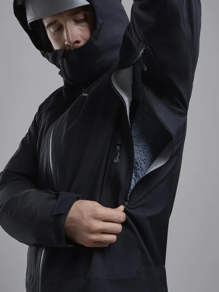Waterproof Jackets-Montane Mens Torren Jacket - Black