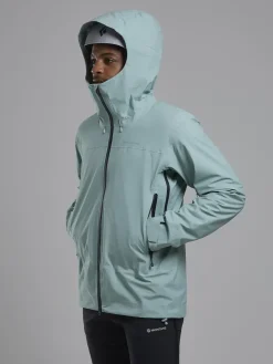 Waterproof Jackets-Montane Mens Torren Jacket - Sea Mist