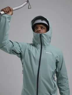 Waterproof Jackets-Montane Mens Torren Jacket - Sea Mist