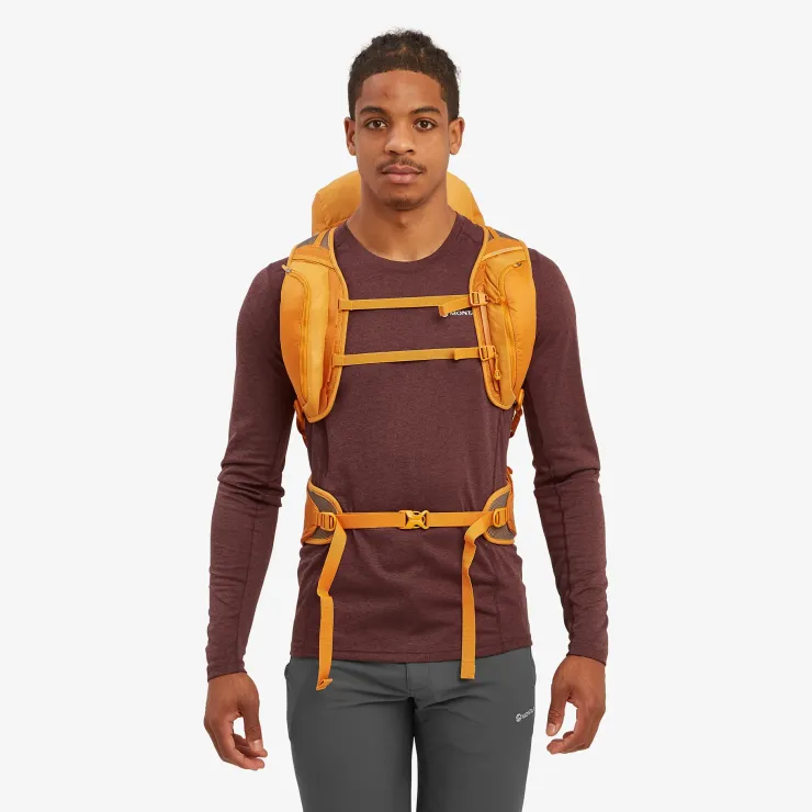 Day Packs-Montane Mens Trailblazer 32 Rucksack - Flame Orange