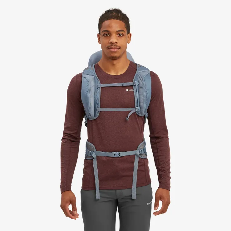 Day Packs-Montane Mens Trailblazer 32 Rucksack - Stone Blue