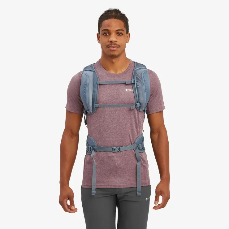 Day Packs-Montane Mens Trailblazer 25 Rucksack - Stone Blue