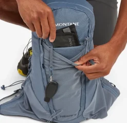 Fast & Light Rucksacks And Vests-Montane Mens Trailblazer 18 Rucksack - Stone Blue