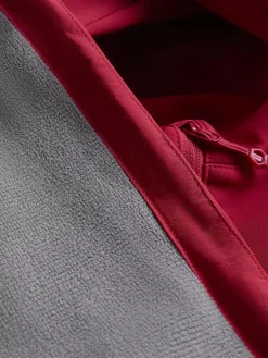 Softshell Jackets-Montane Mens Windjammer XPD Hoodie - Acer Red