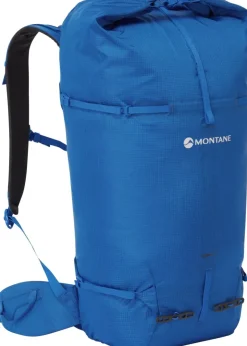 Backpacking Packs-Montane Valen 40+5L Rucksack - Neptune Blue