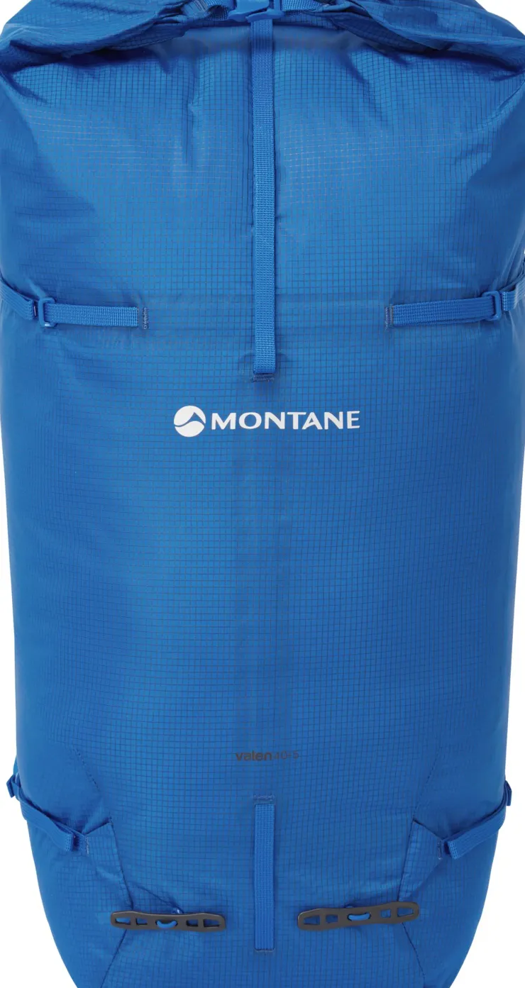 Backpacking Packs-Montane Valen 40+5L Rucksack - Neptune Blue