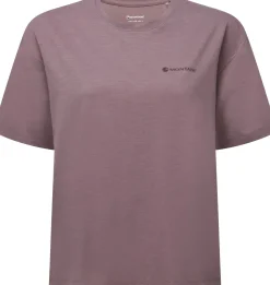 T-Shirts & Baselayers-Montane Womens Alhena Mountain 25 T-Shirt - Moonscape