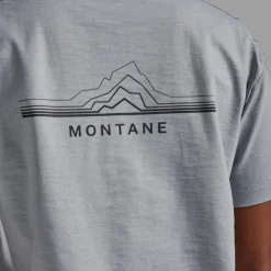 T-Shirts & Baselayers-Montane Womens Alhena Mountain 25 T-Shirt - Pebble Blue