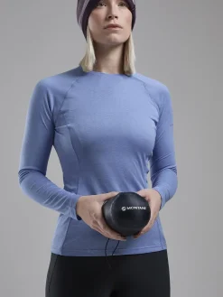 Insulated Jackets-Montane Womens Alpine 850 Nano Hoodie - Eclipse Blue