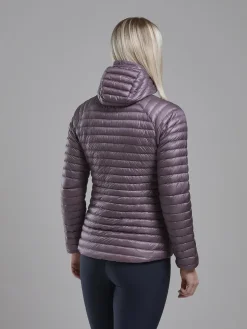 Insulated Jackets-Montane Womens Alpine 850 Nano Hoodie - Moonscape