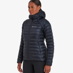 Insulated Jackets-Montane Womens Anti-Freeze Hoodie - Eclipse Blue