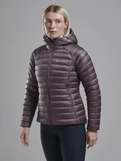 Insulated Jackets-Montane Womens Anti-Freeze Hoodie - Moonscape