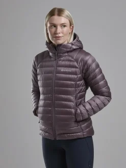 Insulated Jackets-Montane Womens Anti-Freeze Hoodie - Moonscape