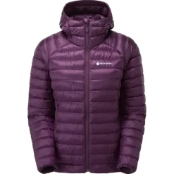 Insulated Jackets-Montane Womens Anti-Freeze Hoodie - Saskatoon Berry