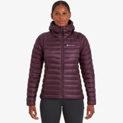 Insulated Jackets-Montane Womens Anti-Freeze Hoodie - Saskatoon Berry