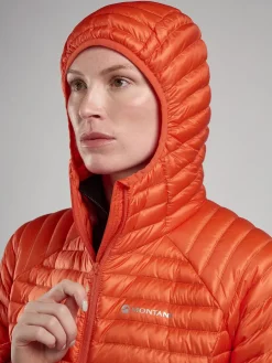 Insulated Jackets-Montane Womens Anti-Freeze Lite Hoodie - Tigerlily