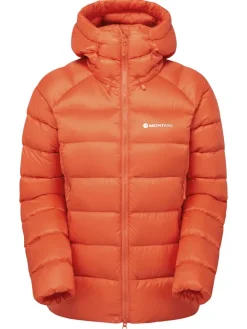 Insulated Jackets-Montane Womens Anti-Freeze XT Hoodie - Tigerlily