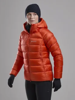 Insulated Jackets-Montane Womens Anti-Freeze XT Hoodie - Tigerlily