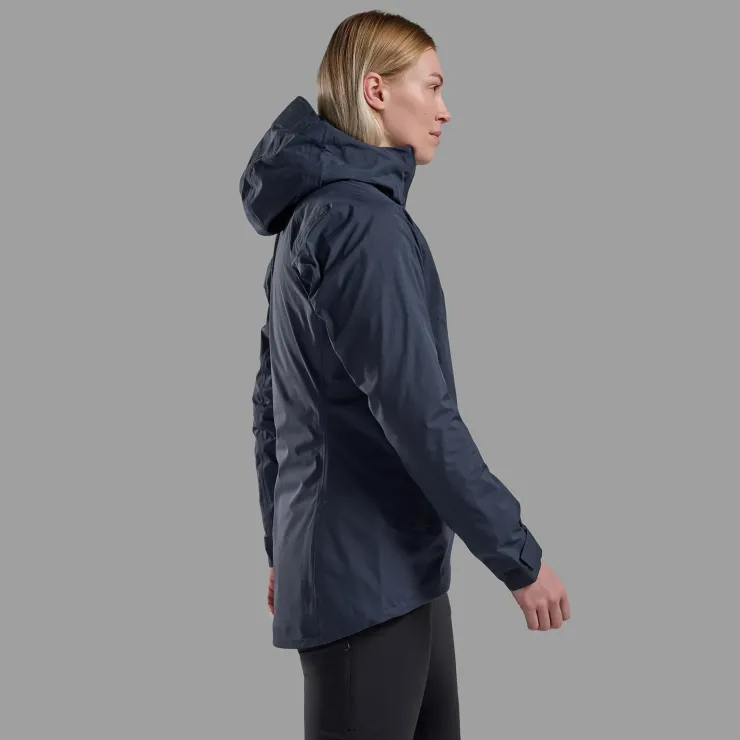 Waterproof Jackets-Montane Womens Cetus Jacket - Eclipse Blue