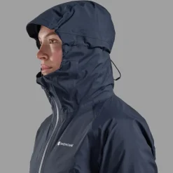 Waterproof Jackets-Montane Womens Cetus Jacket - Eclipse Blue