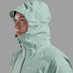 Waterproof Jackets-Montane Womens Cetus Jacket - Sea Mist