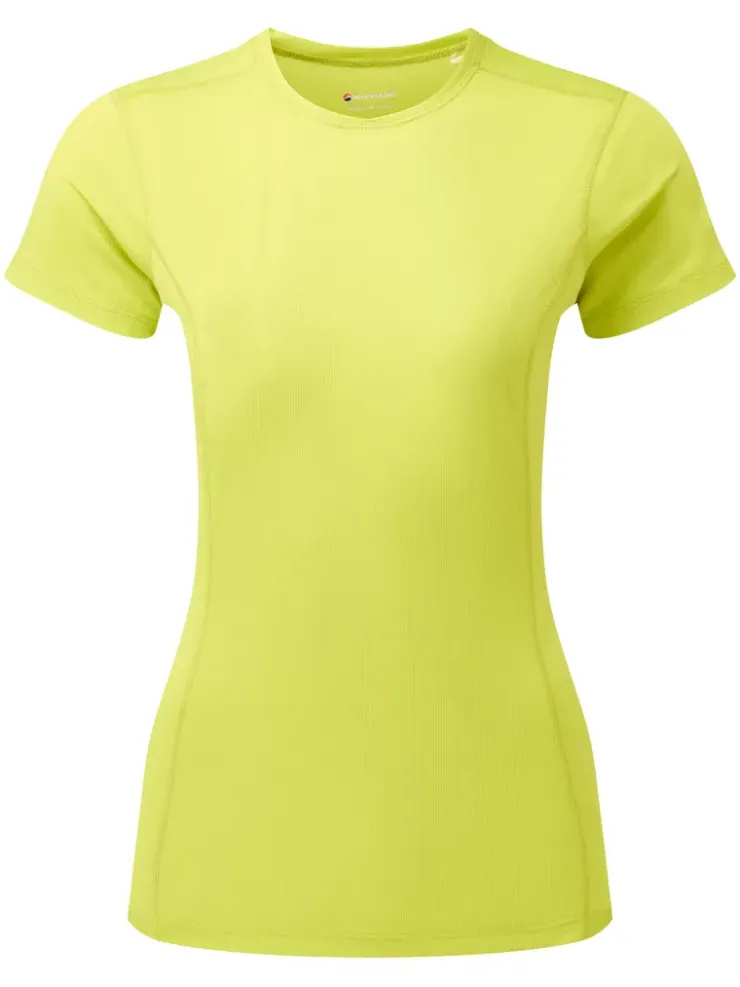 T-Shirts & Baselayers-Montane Womens Dart Lite T-Shirt - Citrus Spring