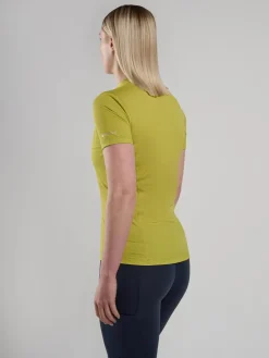 T-Shirts & Baselayers-Montane Womens Dart Lite T-Shirt - Citrus Spring