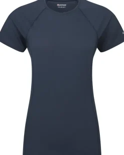 T-Shirts & Baselayers-Montane Womens Dart Nano T-Shirt - Eclipse Blue