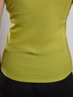 T-Shirts & Baselayers-Montane Womens Dart Nano Zip T-Shirt - Citrus Spring