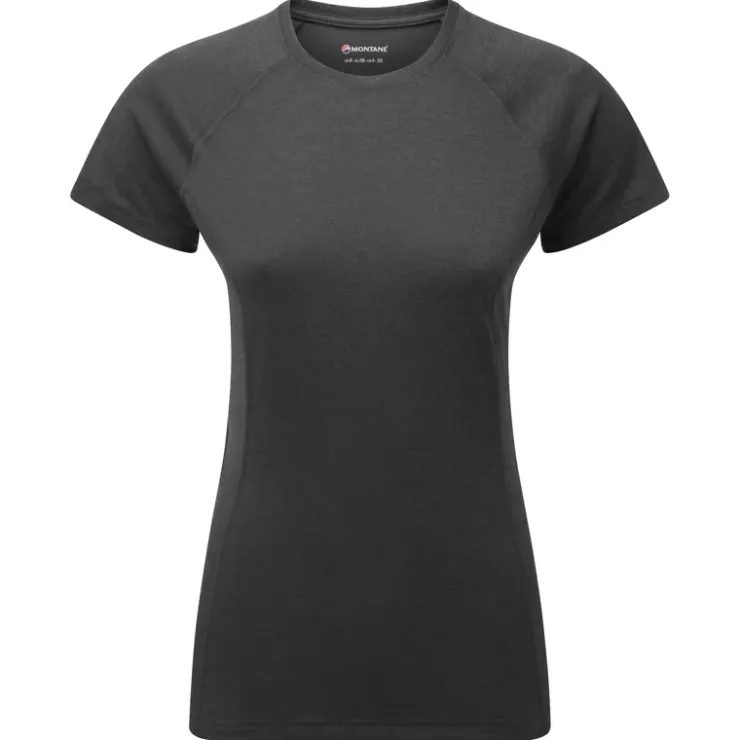 T-Shirts & Baselayers-Montane Womens Dart T-Shirt - Black