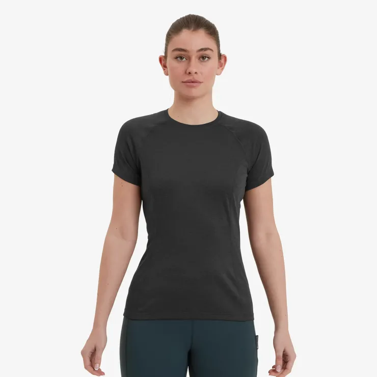 T-Shirts & Baselayers-Montane Womens Dart T-Shirt - Black