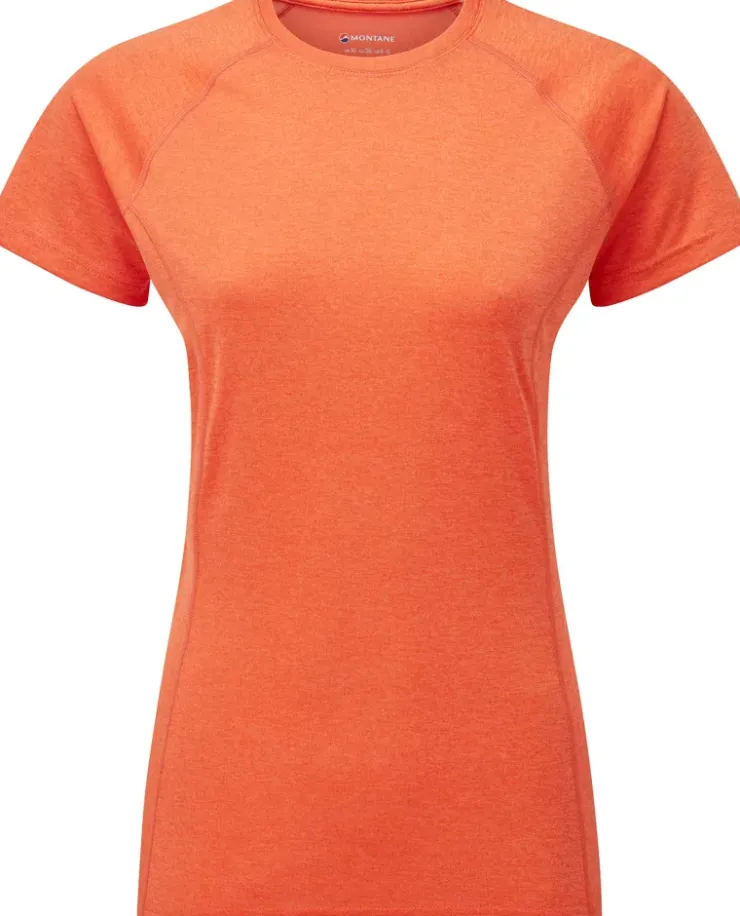T-Shirts & Baselayers-Montane Womens Dart T-Shirt - Tigerlily
