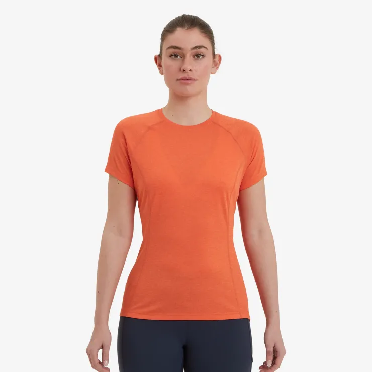 T-Shirts & Baselayers-Montane Womens Dart T-Shirt - Tigerlily