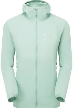 Windshirts-Montane Womens Featherlite Hoodie - Sea Mist