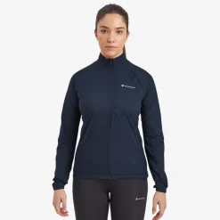 Windshirts-Montane Womens Featherlite Jacket - Eclipse Blue