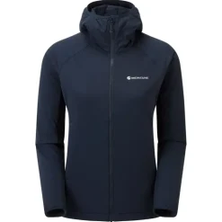 Insulated Jackets-Montane Womens Fireball Lite Hoodie - Eclipse Blue