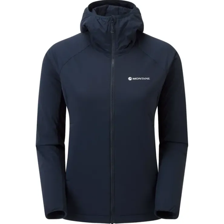 Insulated Jackets-Montane Womens Fireball Lite Hoodie - Eclipse Blue