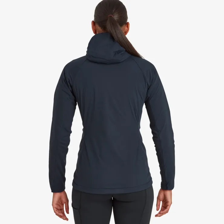 Insulated Jackets-Montane Womens Fireball Lite Hoodie - Eclipse Blue